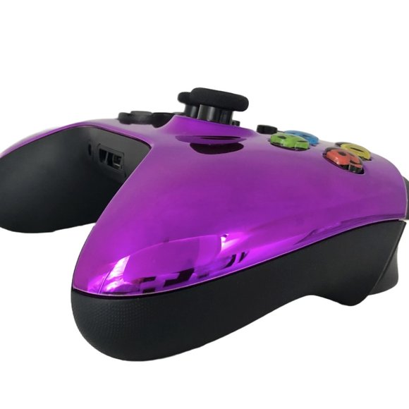 Custom Microsoft Xbox Series X / S Wireless Controller - Glossy Chrome Purple - Picture 2 of 8
